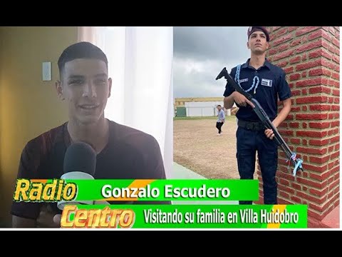 Gonzalo Escudero - Visitando su familia en Villa Huidobro