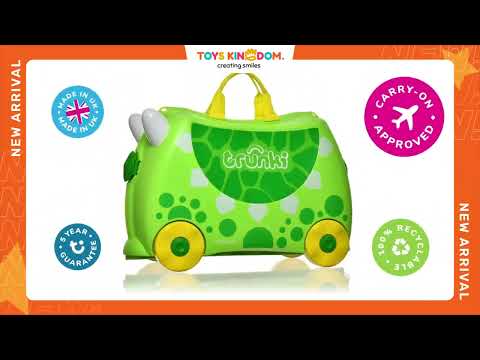Gambar Trunki Koper Anak Dudley The Dinosaur Tr0352