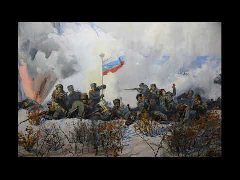 The march of the Drozdovsky regiment but you're white soldier sitting in trench, 1919