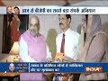 BJP Amit Shah meets ex-Army chief Dalbir Singh Suhag at his residence