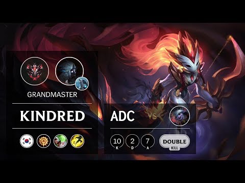 Kindred ADC vs Tristana - KR Grandmaster Patch 9.16