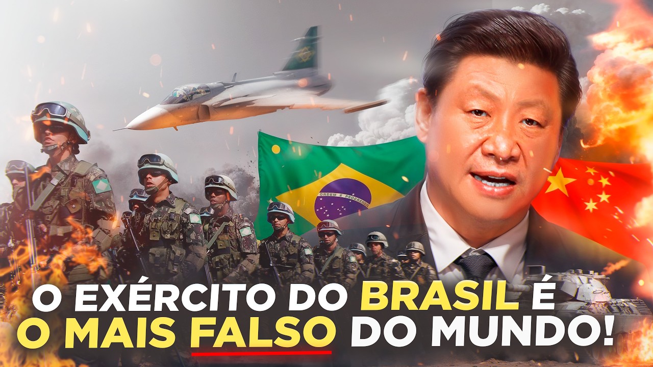 VERGONHA MILITAR: Chineses classificam o Exército Brasileiro como o MAIS FALSO DO MUNDO!
