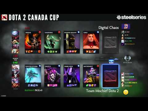 Digital Chaos vs. Team Mischiefs Part 1 - Dota 2 CanadaCup - Maut & Purge