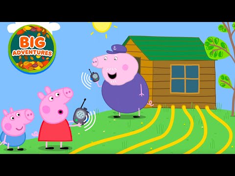 Peppa Pig Goes on a SECRET Walkie-Talkie Adventure!🤫 | Garden Games | Full Episodes | 24 Minutes
