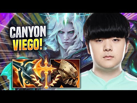 CANYON PERFECT GAME WITH VIEGO! - DK Canyon Plays Viego JUNGLE vs Graves! | Season 2022
