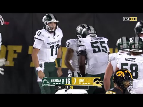 Chrishon McCray Makes the Contested TD-Catch vs. Iowa | Michigan State Football