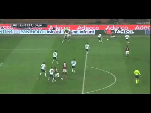 AMAZING Paletta own goal Milan vs Parma 1-0 Paletta own goal And Highlights 15.02.2013