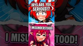 IRyS forgot that Kronii has a ribbon on her chest...