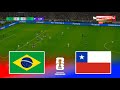 BRAZIL Vs CHILE FIFA World Cup 2026 Qualifiers Pes 21 Gameplay