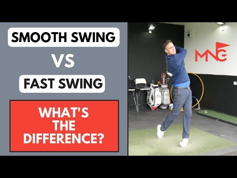 Golf Swing Test - Fast Swing VS Smooth Swing - Whats The Difference?