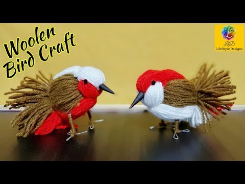 Super Easy Chicken Making Idea with Yarn - DIY Woolen Chick - How to Make Yarn Chick - Woolen Dolls