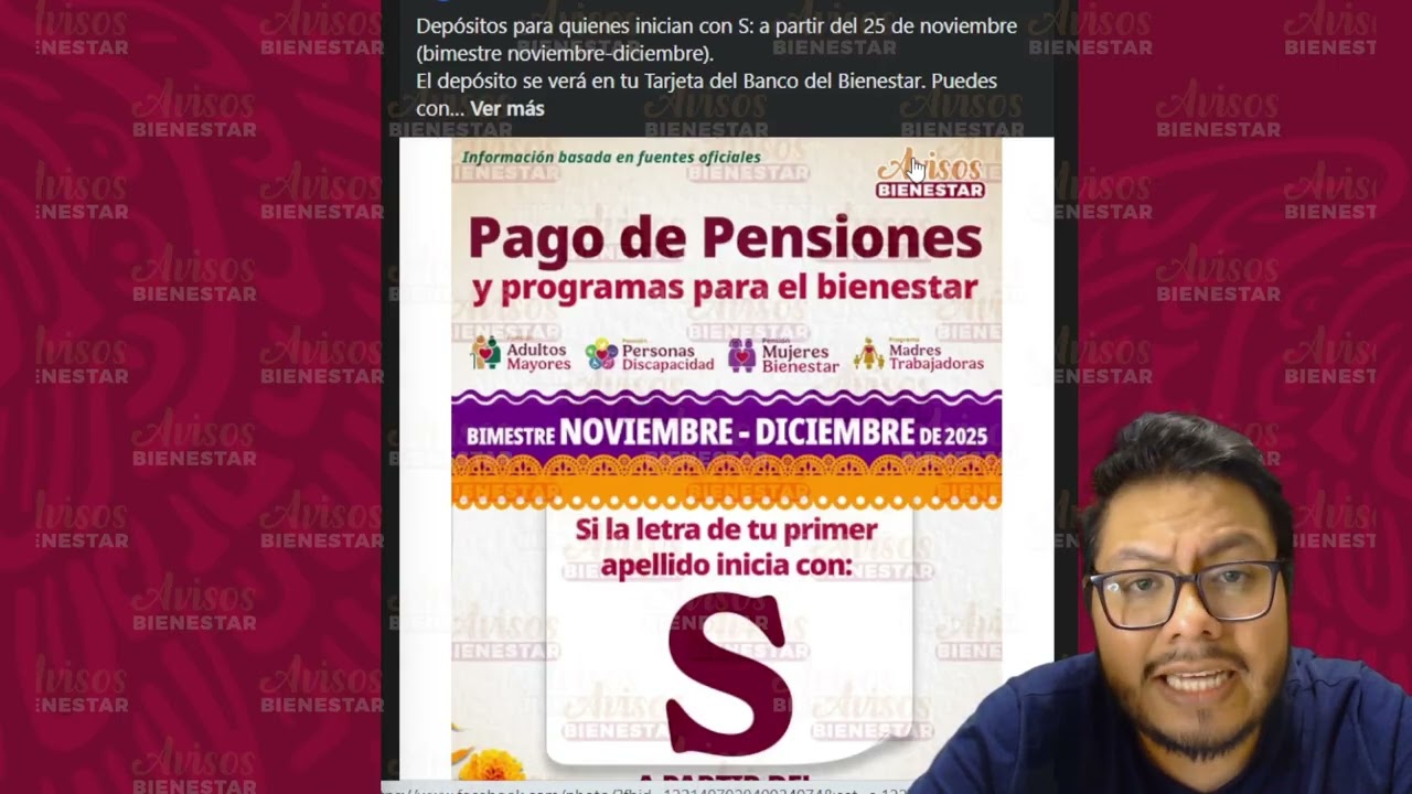 Hoy 25 de noviembre a esto adultos mayores y mujeres de 63 y 64 años les toco pago pensión bienestar
