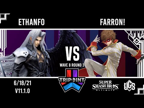 Tripoint Smash 101 - Wave B Round 3 - Ethanfo(Sephiroth) Vs. Farron!(Joker)