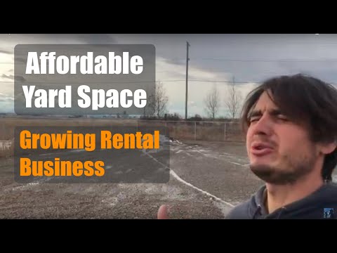 Found Affordable Industrial Yard Space - Growing Event Rental Business