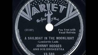 1937 Johnny Hodges - A Sailboat In The Moonlight (Buddy Clark, vocal)