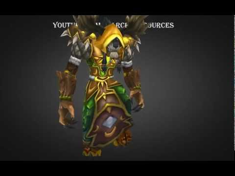 Worgen Druid Tier 2 armor set - T2 - Stormrage Raiment