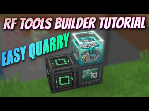 RF Tools Builder: Easy Quarry - simple tutorial (1.18)