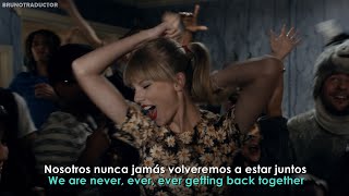 Taylor Swift - We Are Never Ever Getting Back Together (Taylor&#39;s Version) / Lyrics + Español / Video