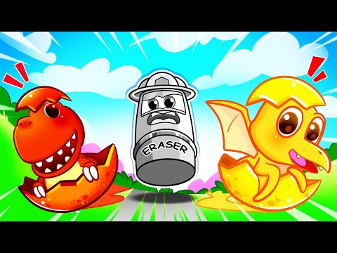The Dinosaur Lost Its Color 🌈 Learn Colors + More Fun Stories For Kids | RoboSquad