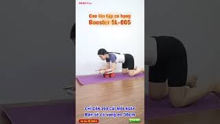 Video con lăn tập bụng, hỗ trợ tập plank Booster SL-005 - có đồng hồ bấm giờ