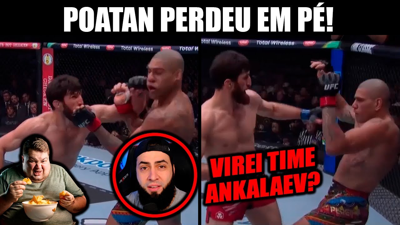 ALEX POATAN PERDEU O CINTURÃO MESMO SEM TOMAR QUEDA! POATAN VS ANKALAEV - RESULTADO DA LUTA UFC 313
