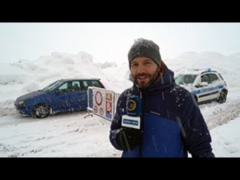 Schneechaos in den Südalpen (08.01.2017)
