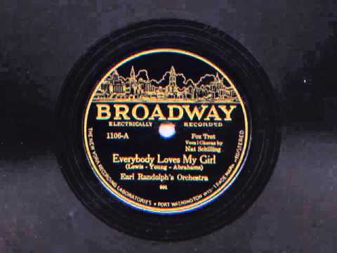Everybody Loves My Girl by Harry Reser and His Orchestra, 1927