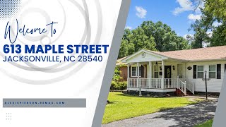 613 Maple Street | Affordable 4 Bedroom Home for Sale in Jacksonville NC | Virtual Tour