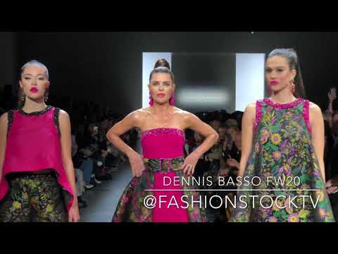Dennis Basso - 1min quick edited clip from NYFW F/W20 at Spring Studios NYC