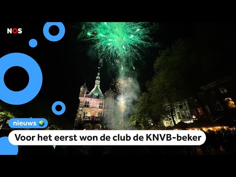 Feest in Deventer na bekerwinst Go Ahead Eagles