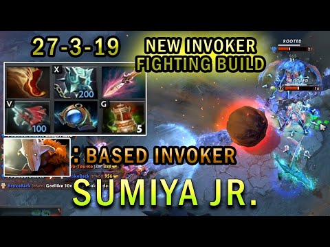 Sumiya Jr. Invoker SLASHES Enemies With New Witch Blade Fighting Build | Dota 2 Gameplay 7.28