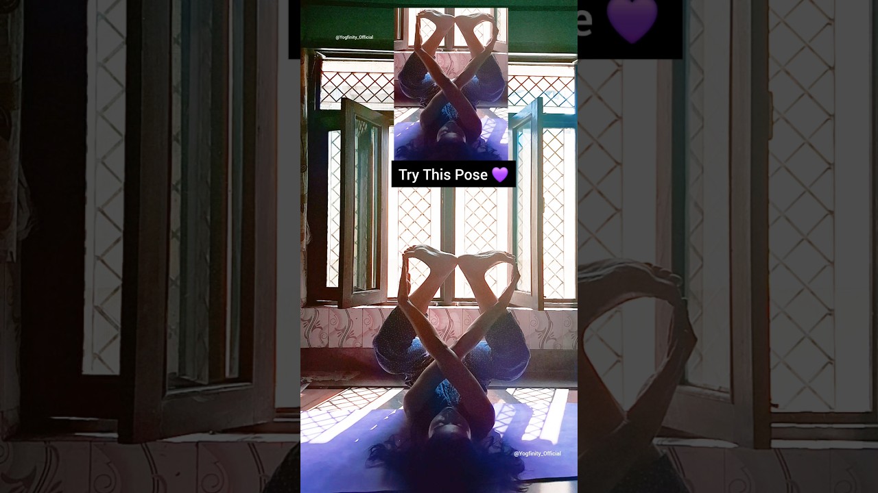 Try This Pose Daily ✨ | Improve Posture & Calm Your Mind 🧘‍♀️ #shorts #ytshorts #YogaPractice #yoga