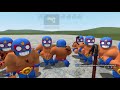 10 El Primos Vs 1 Garfield Battle In Gmod