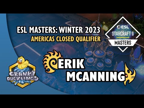 Erik vs Mcanning - ZvP | ESL SC2 Masters: Winter 2023 - Americas Closed Qualifier | EPT Tournament
