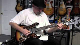Video thumbnail for 1966 Custom Craft Ambassador 3 Pickup Guitar Demo by drowninginguitars