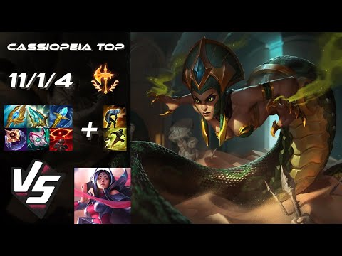 TOP Cassiopeia vs Irelia - EU Challenger Patch 25.S1.4