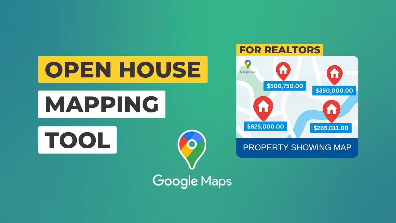 Create Professional Open House Maps for Real Estate - Free Interactive Tool