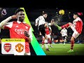 Nketiah S Last Minute Heroics Arsenal 3 2 Manchester United Premier League Highlights