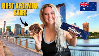 THIS IS AUSTRALIAN FOOD?! (Food Tour in Brisbane)