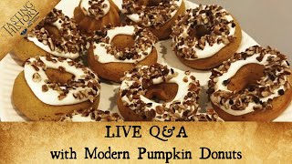 Making Baked Pumpkin "Doughnuts" & Live Q&A thumbnail