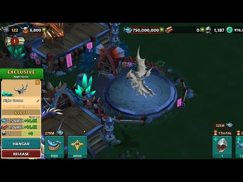 Dragons: Rise of Berk - Night Swarm Exploration Search and Upgrade to LvL 90