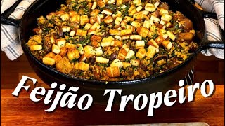 Feijão Tropeiro com Cuscuz e Queijo Coalho | CANSEI DE SER CHEF