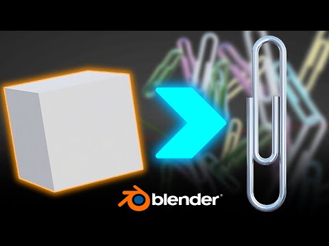 Create a Paperclip in Blender in 1 Minute!