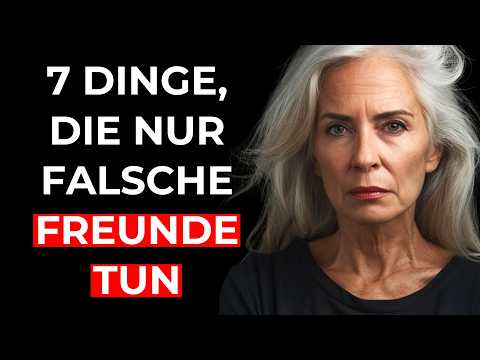 7 ZEICHEN, DASS DU FALSCHE FREUNDE HAST!