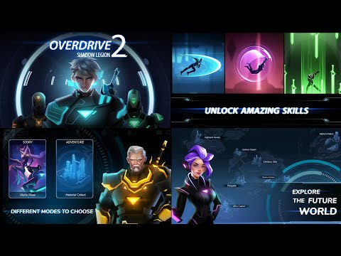 Overdrive II - Shadow Legion [ Android ] Gameplay | Action, Hack & Slasher | Long Gameplay video