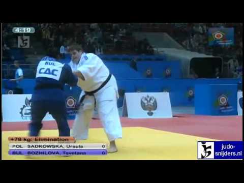 Ursula Sadkowska (POL) - Tsvetana Bozhilova (BUL) [+78kg]