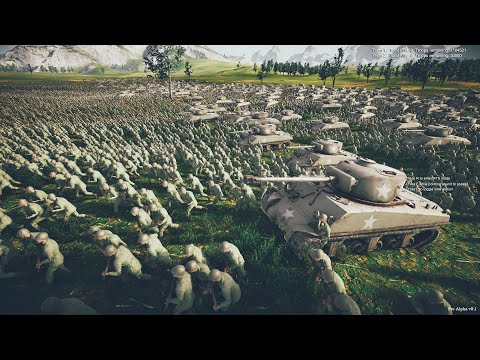 MASSIVE 1 MILLION Medieval Army Vs 30000 Modern Army | Ultimate Epic Battle Simulator 2 | UEBS 2