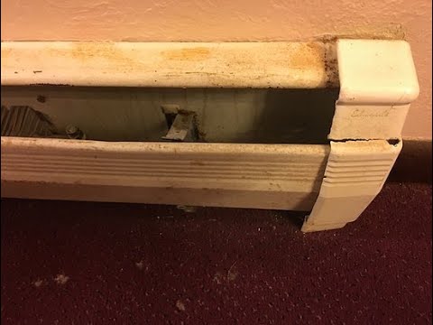 How to remove old Baseboard heater covers / prep for new