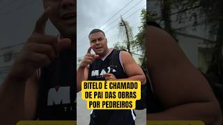 BITELO É RECONHECIDO PELOS PEDREIROS EM OBRA E CHAMADO DE PAI DAS OBRAS! HUMILDADE EM PESSOA!