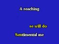 elvis karaoke sentimental me